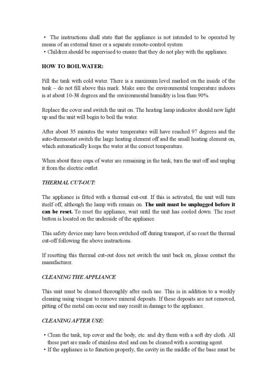 Hot Water Urn Party Hire Auckland