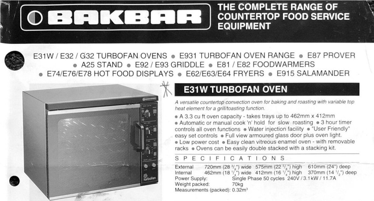 Thermowave Oven Instructions Party Hire Auckland